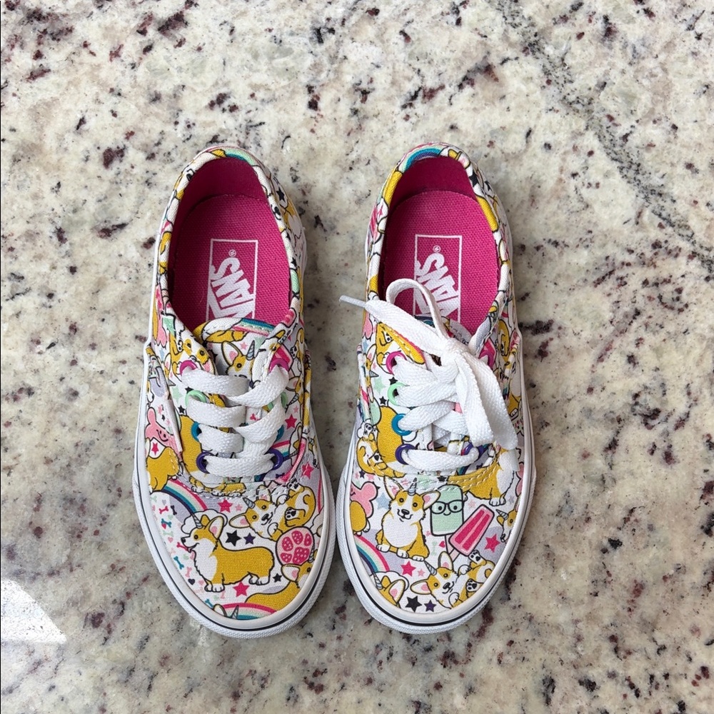 Vans Kids Multicolor Cartoon Sneakers